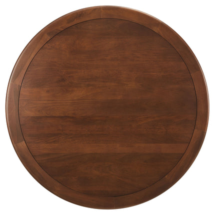 Modway EEI-7071 Lippa 60" Round Pedestal Solid Wood Dining Table Modway