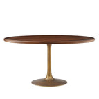 Brass Walnut / Solid Wood