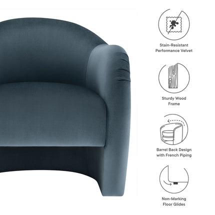 Modway EEI-7074 Compose Performance Velvet Accent Chair Modway