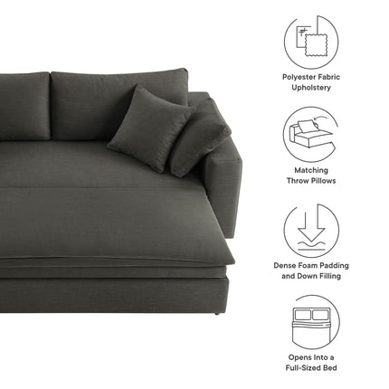 Modway EEI-7080 Commix Down Filled Overstuffed Sleeper Sofa Modway