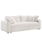 Pure White / Down Filled Overstuffed
