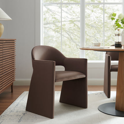Modway EEI-7081 Talia Performance Velvet Dining Armchair - Plaza Home Decor