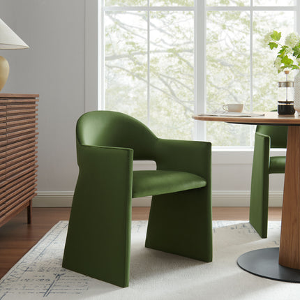 Modway EEI-7081 Talia Performance Velvet Dining Armchair - Plaza Home Decor