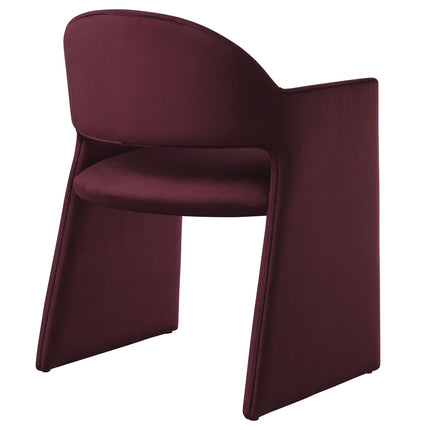 Modway EEI-7081 Talia Performance Velvet Dining Armchair - Plaza Home Decor