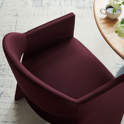 Modway EEI-7081 Talia Performance Velvet Dining Armchair - Plaza Home Decor