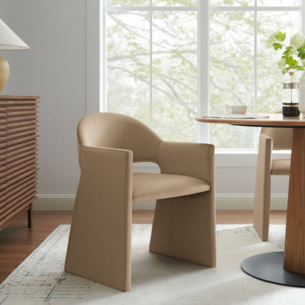 Modway EEI-7081 Talia Performance Velvet Dining Armchair - Plaza Home Decor