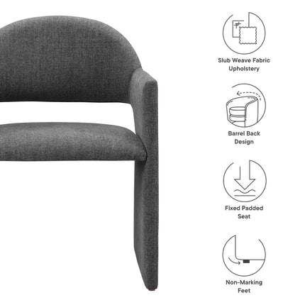 Modway EEI-7082 Talia Upholstered Fabric Dining Armchair - Plaza Home Decor