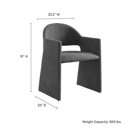 Modway EEI-7082 Talia Upholstered Fabric Dining Armchair - Plaza Home Decor