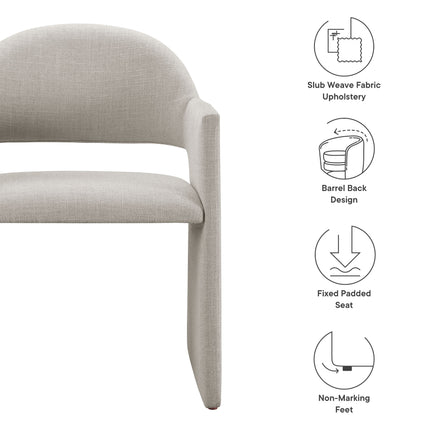 Modway EEI-7082 Talia Upholstered Fabric Dining Armchair - Plaza Home Decor