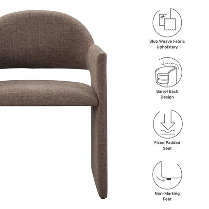 Modway EEI-7082 Talia Upholstered Fabric Dining Armchair - Plaza Home Decor