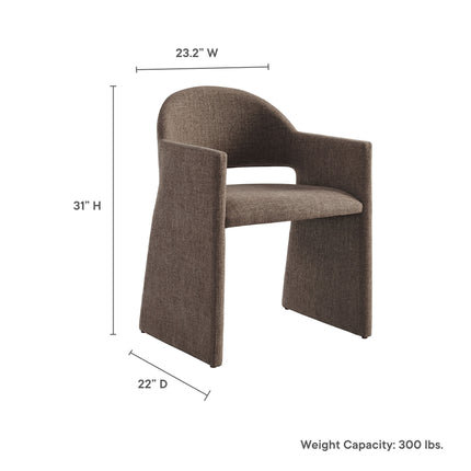 Modway EEI-7082 Talia Upholstered Fabric Dining Armchair - Plaza Home Decor
