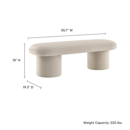 Modway EEI-7083 Orla Performance Velvet Bench Modway