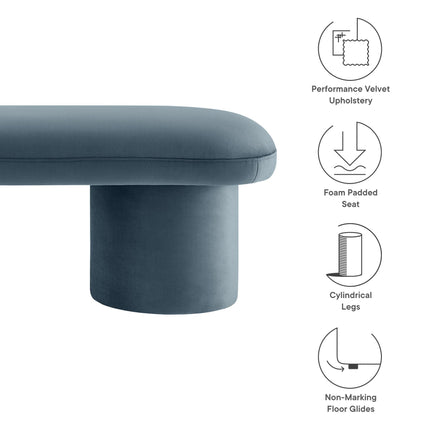 Modway EEI-7083 Orla Performance Velvet Bench Modway