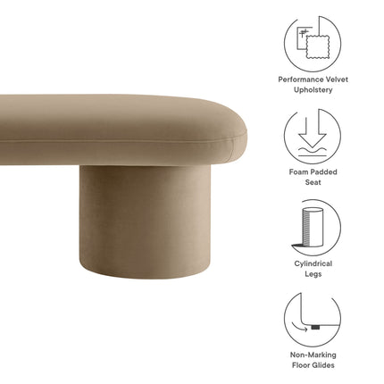 Modway EEI-7083 Orla Performance Velvet Bench Modway