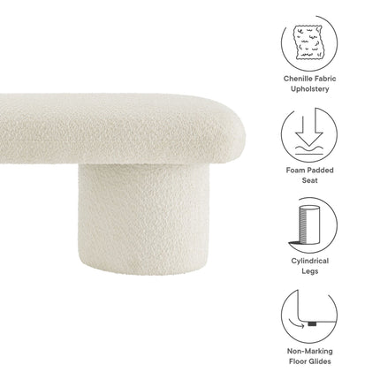 Modway EEI-7084 Orla Chenille Upholstered Bench Modway