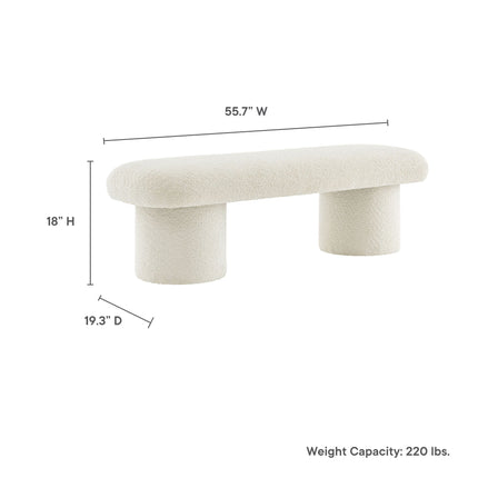 Modway EEI-7084 Orla Chenille Upholstered Bench Modway