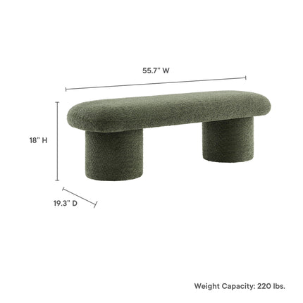 Modway EEI-7084 Orla Chenille Upholstered Bench Modway