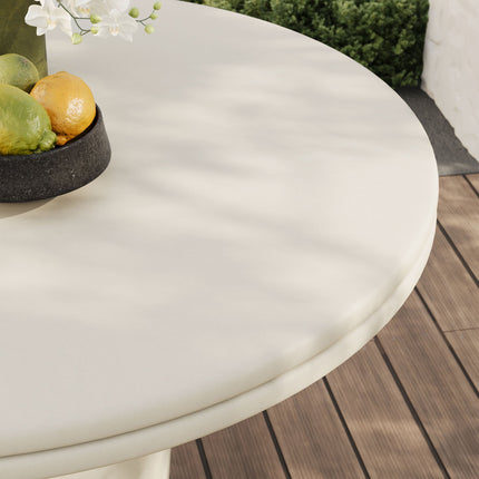 Modway EEI-7087 Brion 48" Indoor - Outdoor Patio Concrete Round Dining Table Modway
