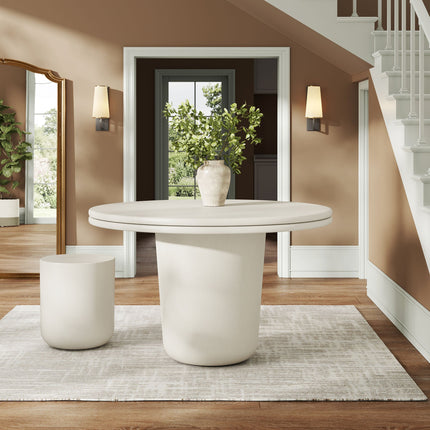 Modway EEI-7087 Brion 48" Indoor - Outdoor Patio Concrete Round Dining Table Modway
