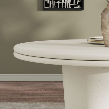 Modway EEI-7087 Brion 48" Indoor - Outdoor Patio Concrete Round Dining Table Modway