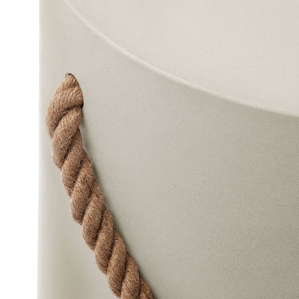 Modway EEI-7089 Isera Indoor - Outdoor Patio Rope Concrete Side Table Stool Modway
