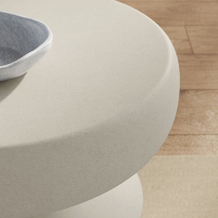 Modway EEI-7090 Terza Indoor - Outdoor Patio Concrete Side Table - Plaza Home Decor