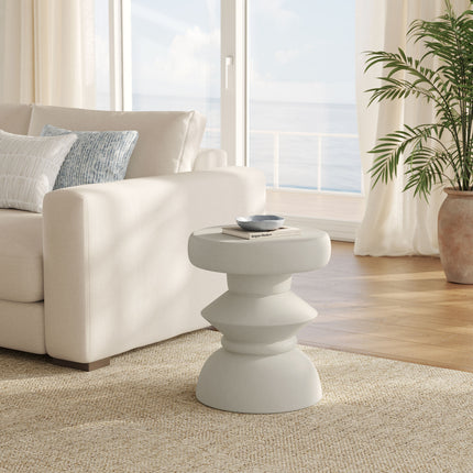 Modway EEI-7090 Terza Indoor - Outdoor Patio Concrete Side Table - Plaza Home Decor