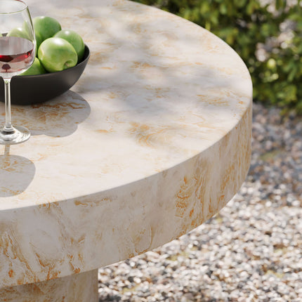 Modway EEI-7091 Alora Indoor - Outdoor Patio Concrete Round Coffee Table Modway