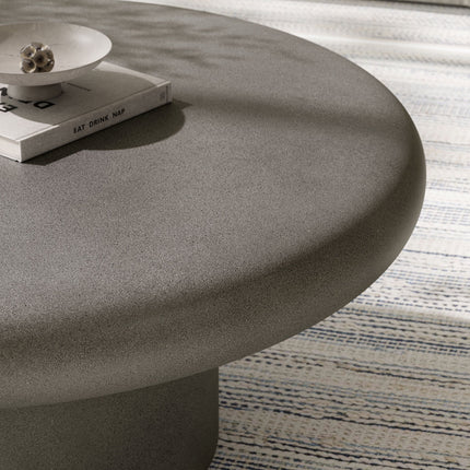 Modway EEI-7092 Argos Indoor - Outdoor Patio Concrete Round Coffee Table Modway
