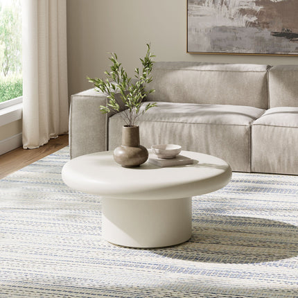 Modway EEI-7092 Argos Indoor - Outdoor Patio Concrete Round Coffee Table Modway