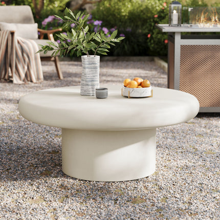 Modway EEI-7092 Argos Indoor - Outdoor Patio Concrete Round Coffee Table Modway