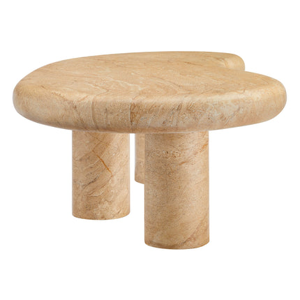 Modway EEI-7093 Elowen Indoor - Outdoor Patio Textured Faux Travertine Coffee Table Modway