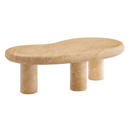 Modway EEI-7093 Elowen Indoor - Outdoor Patio Textured Faux Travertine Coffee Table Modway