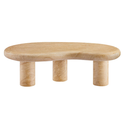 Modway EEI-7093 Elowen Indoor - Outdoor Patio Textured Faux Travertine Coffee Table Modway