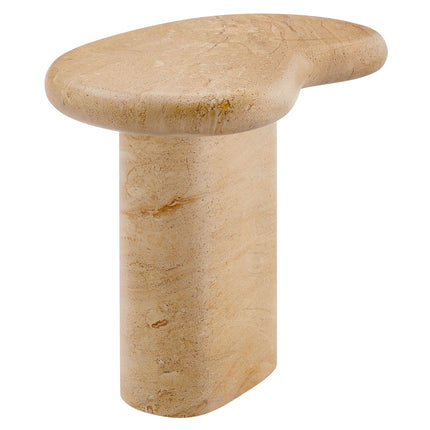 Modway EEI-7094 Elowen Indoor - Outdoor Patio Textured Faux Travertine Side Table Modway