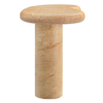 Modway EEI-7094 Elowen Indoor - Outdoor Patio Textured Faux Travertine Side Table Modway