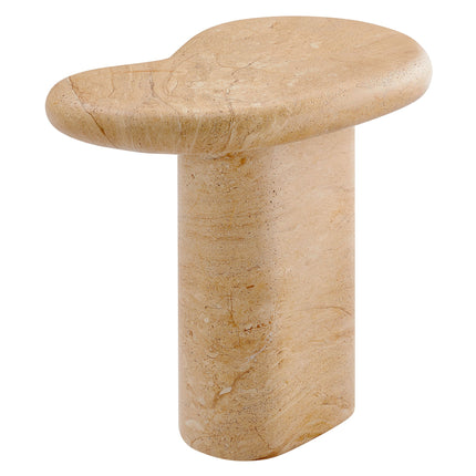 Modway EEI-7094 Elowen Indoor - Outdoor Patio Textured Faux Travertine Side Table Modway