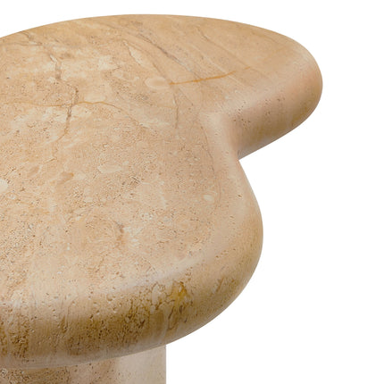 Modway EEI-7094 Elowen Indoor - Outdoor Patio Textured Faux Travertine Side Table Modway