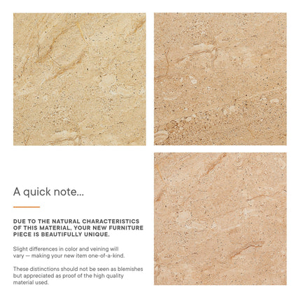 Modway EEI-7094 Elowen Indoor - Outdoor Patio Textured Faux Travertine Side Table Modway