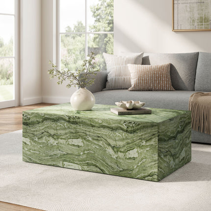 Modway EEI-7095 Jordana Square Plinth Indoor - Outdoor Patio Concrete Coffee Table Modway