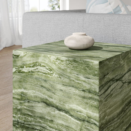 Modway EEI-7096 Jordana Square Plinth Indoor - Outdoor Patio Concrete Side Table Modway