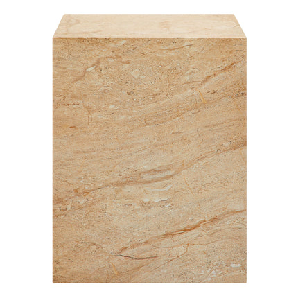 Modway EEI-7096 Jordana Square Plinth Indoor - Outdoor Patio Concrete Side Table Modway