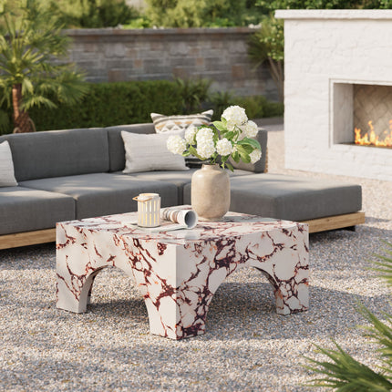 Modway EEI-7097 Valen Indoor - Outdoor Patio Arched Concrete Coffee Table Modway