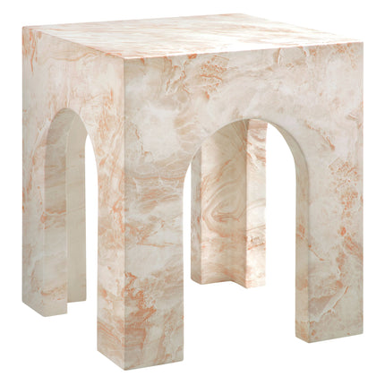 Modway EEI-7098 Valen Square Indoor - Outdoor Patio Arched Concrete Side Table Modway