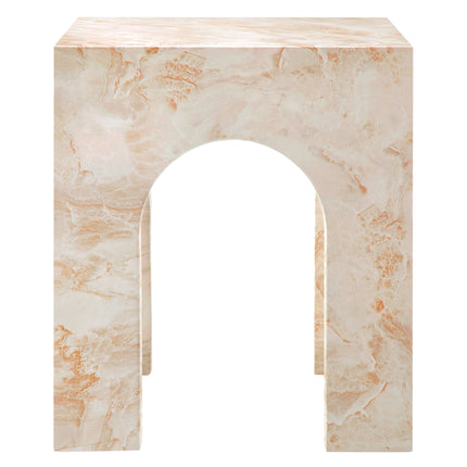 Modway EEI-7098 Valen Square Indoor - Outdoor Patio Arched Concrete Side Table Modway