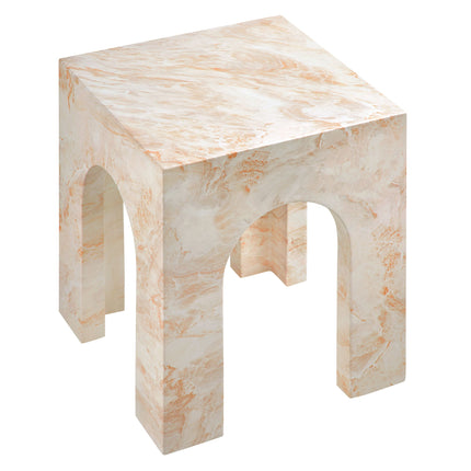 Modway EEI-7098 Valen Square Indoor - Outdoor Patio Arched Concrete Side Table Modway