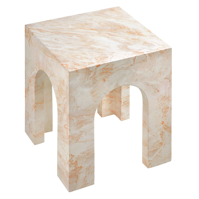 Modway EEI-7098 Valen Square Indoor - Outdoor Patio Arched Concrete Side Table Modway