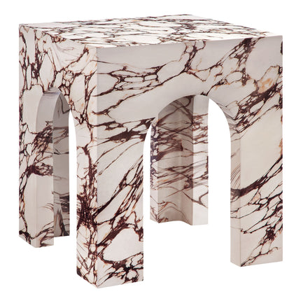 Modway EEI-7098 Valen Square Indoor - Outdoor Patio Arched Concrete Side Table Modway