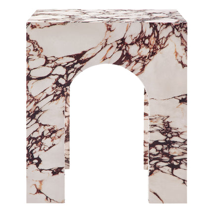 Modway EEI-7098 Valen Square Indoor - Outdoor Patio Arched Concrete Side Table Modway