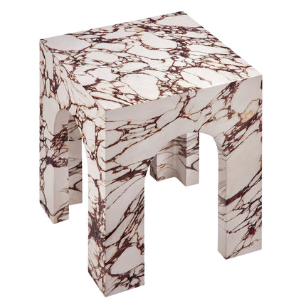 Modway EEI-7098 Valen Square Indoor - Outdoor Patio Arched Concrete Side Table Modway